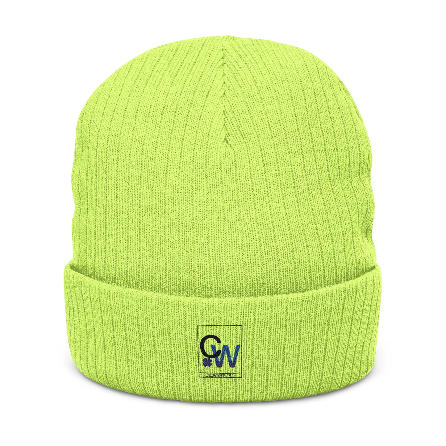 Ribbed Knit Beanie (Embroidery)