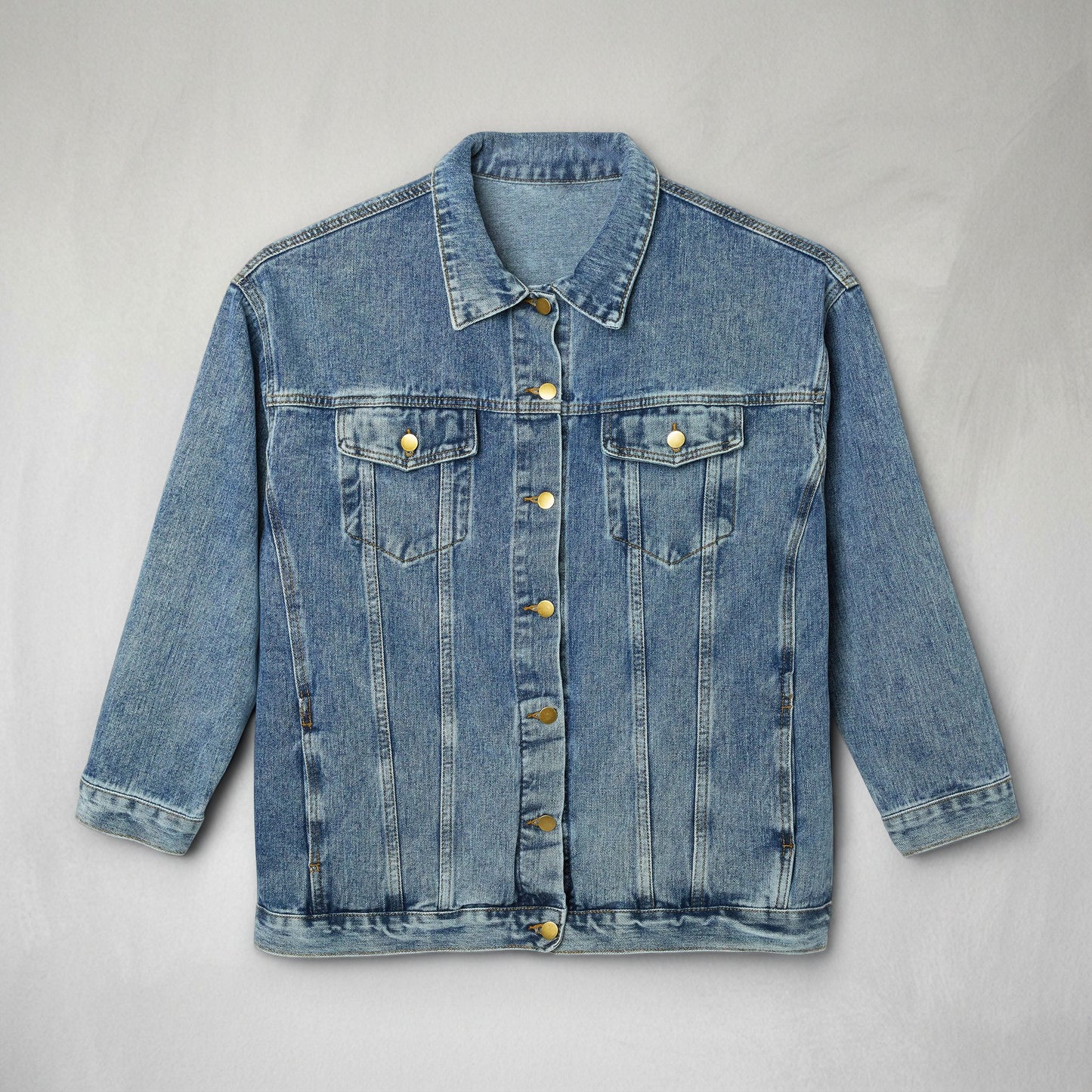 Classic Women's Denim Jacket — Lightweight Timeless Layer