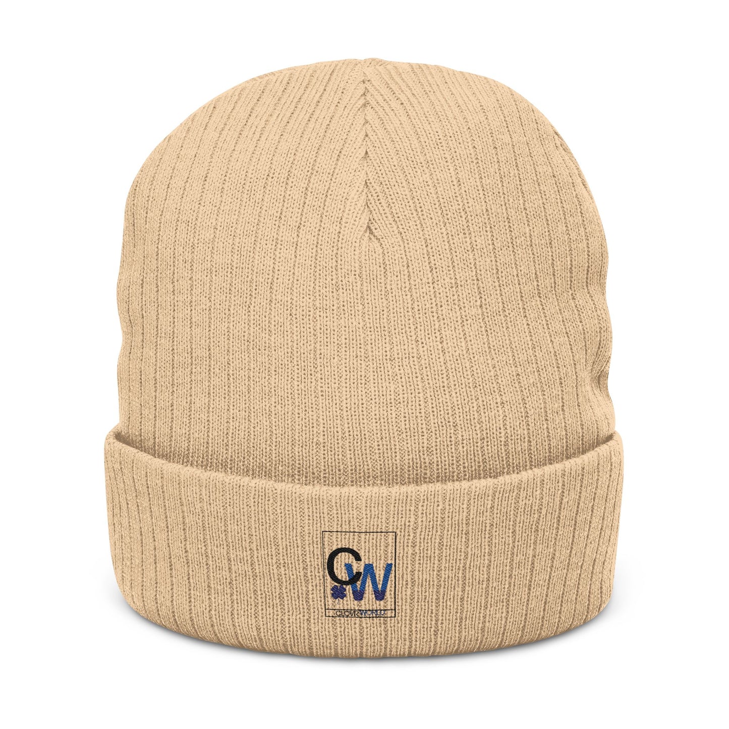 Ribbed Knit Beanie (Embroidery)