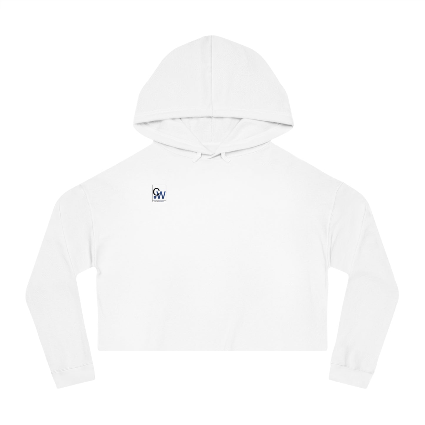 Cropped Hooded Sweatshirt — Women's Lightweight Cozy Crop Top