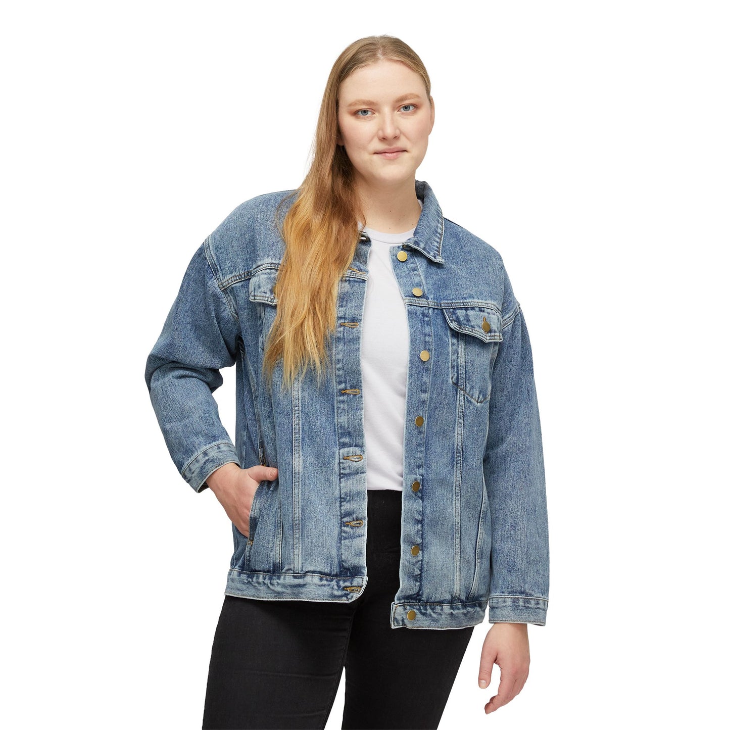 Classic Women's Denim Jacket — Lightweight Timeless Layer