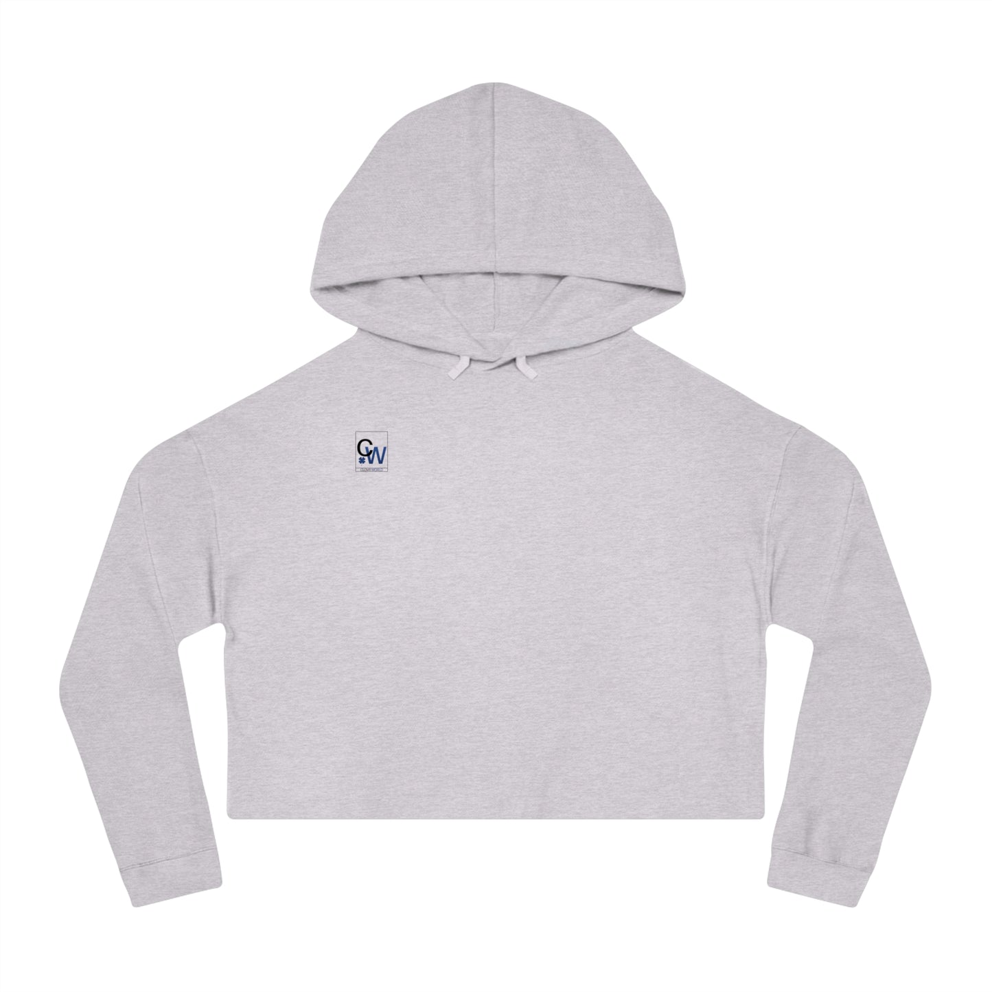 Cropped Hooded Sweatshirt — Women's Lightweight Cozy Crop Top