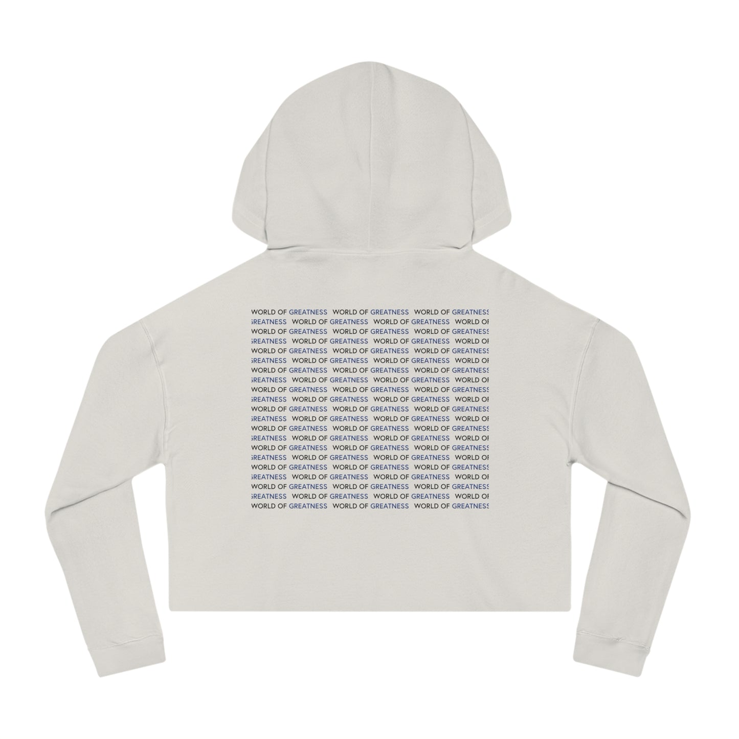 Cropped Hooded Sweatshirt — Women's Lightweight Cozy Crop Top