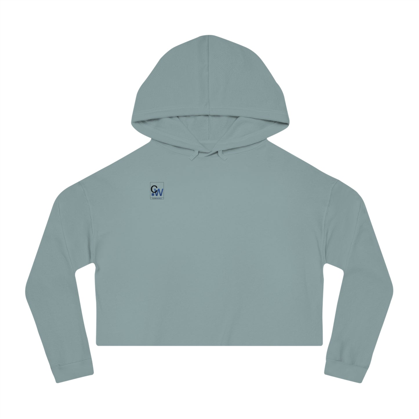 Cropped Hooded Sweatshirt — Women's Lightweight Cozy Crop Top