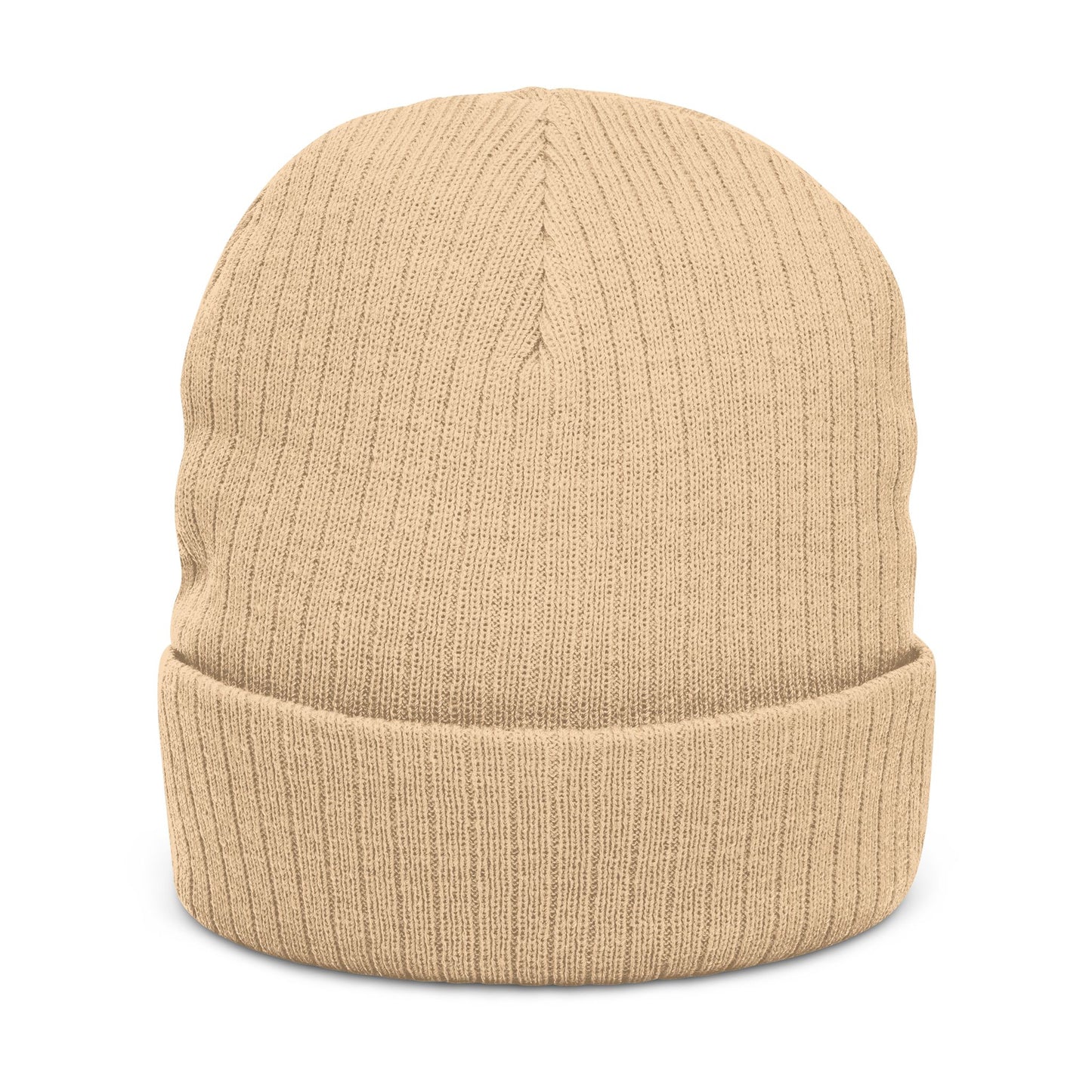 Ribbed Knit Beanie (Embroidery)
