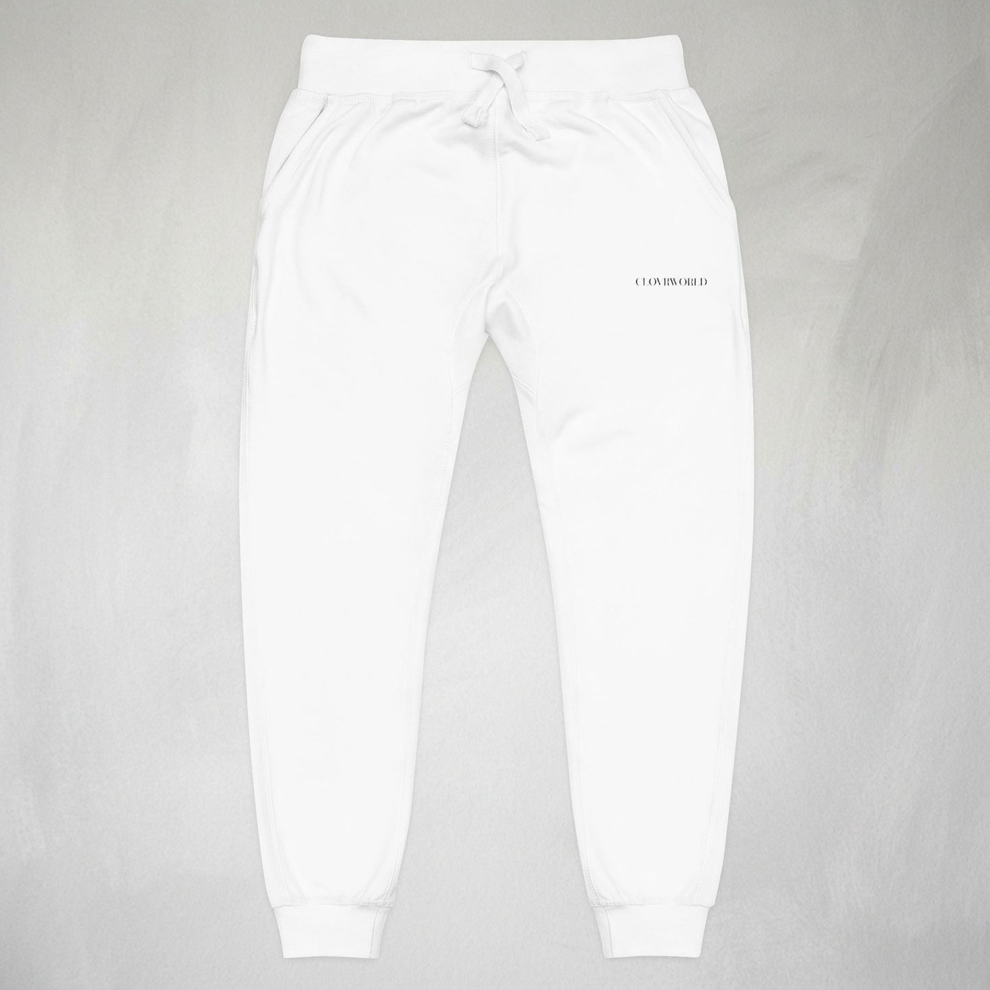 Embroidered Fleece Sweatpants — Everyday Comfort & Elevated Casual Style