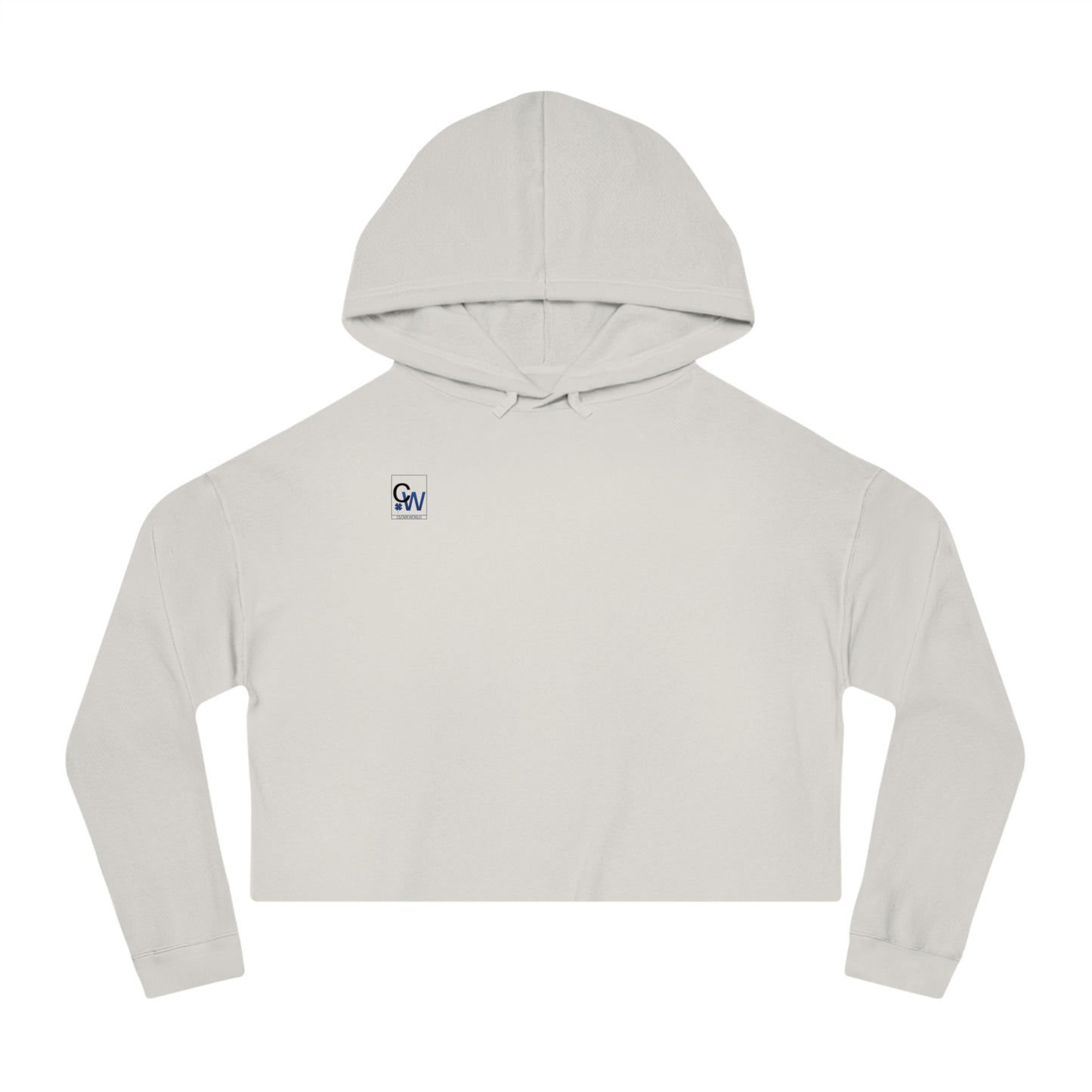 Cropped Hooded Sweatshirt — Women's Lightweight Cozy Crop Top